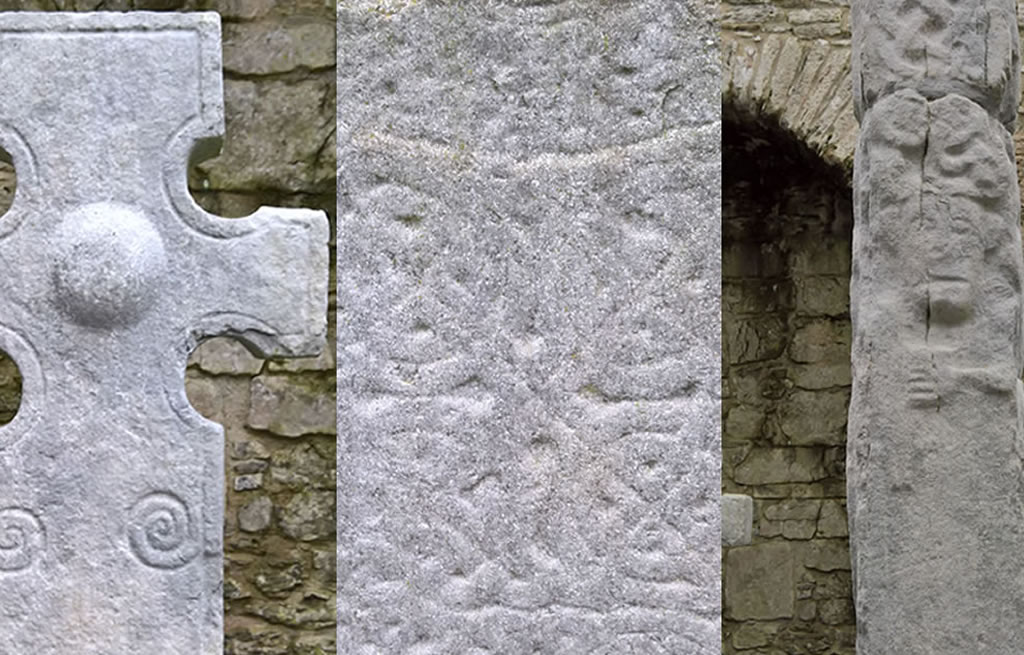 ancient Celtic crosses